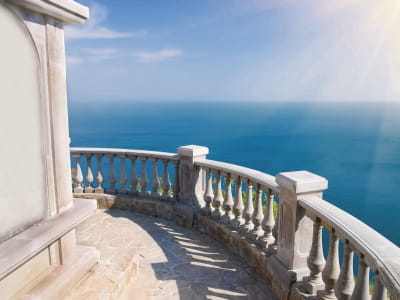 Fototapete Meerblick von der Terrasse