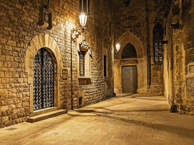 Fototapete Gotisches Viertel in Barcelona