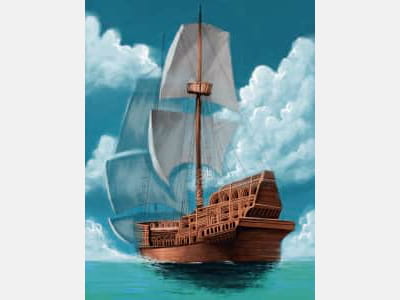 Fototapete Großes Schiff