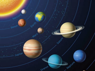 Fototapete Weltraumplanet