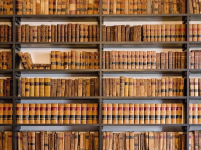 Fototapete Buchbibliothek