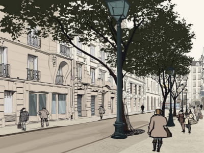 Fototapete Frühling Paris