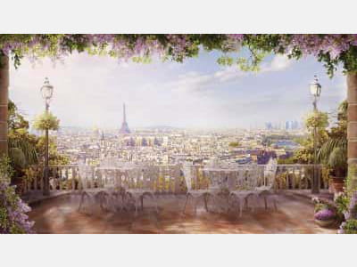 Fototapete Terrasse in Paris