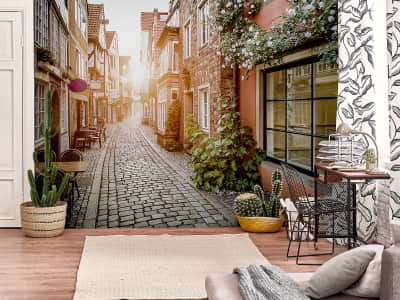 Fototapete Alte Strasse