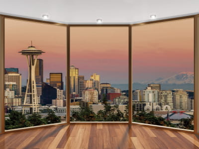 Fototapete Blick auf Seattle