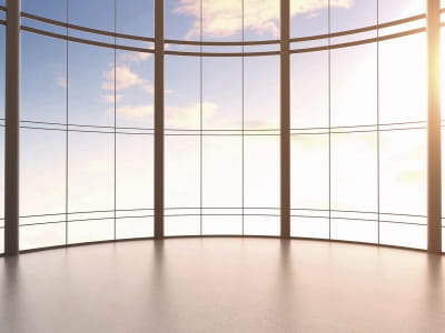 Fototapete Fenster zum Himmel