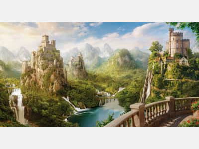 Fototapete Fantastische Landschaft