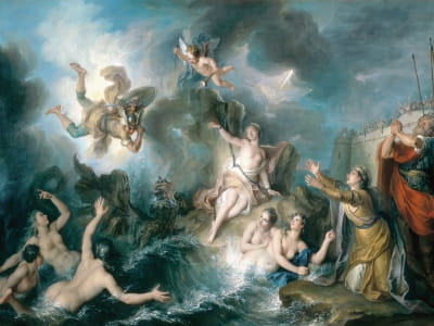 Fototapete Perseus rettet Andromeda