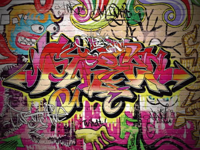 Fototapete Straßengraffiti