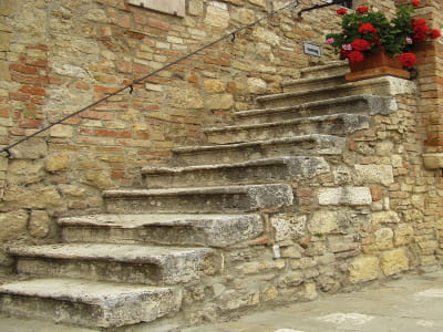 Fototapete Steintreppe