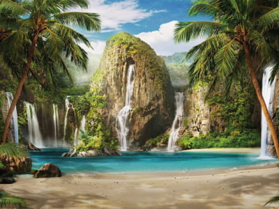 Fototapete Wasserfall-Natur