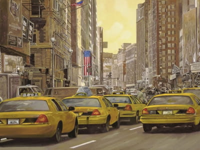Fototapete New Yorker Taxi