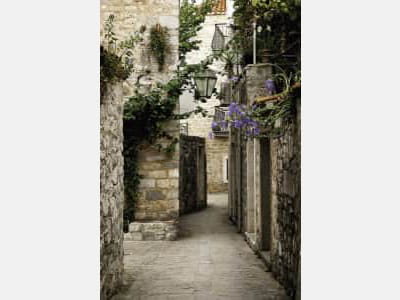 Fototapete Ruhige Straße in der Altstadt
