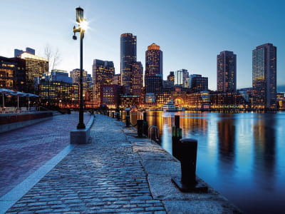 Fototapete Uferpromenade in Boston