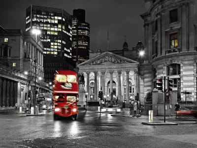 Fototapete Roter Bus London