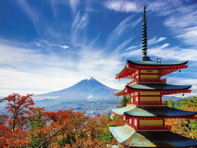 Fototapete Fujiyoshida Japan