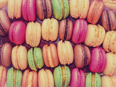 Fototapete Kekse Macaron