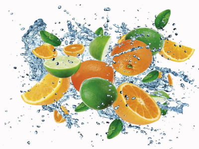 Fototapete Saftige Orangen