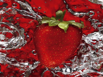 Fototapete Erdbeere