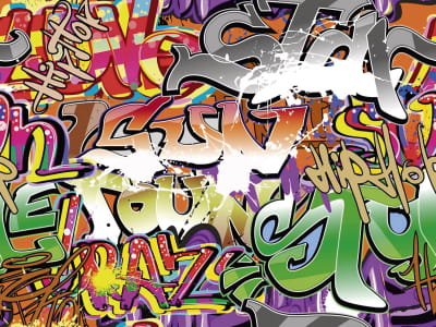Fototapete Lustige Graffiti