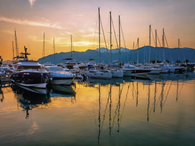 Fototapete Morgendämmerung am Pier