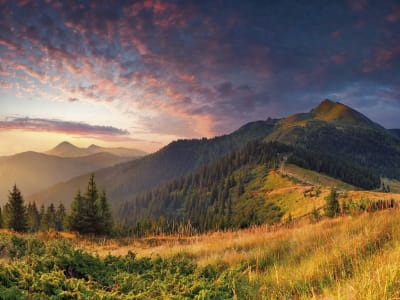 Fototapete Hohe Hügel