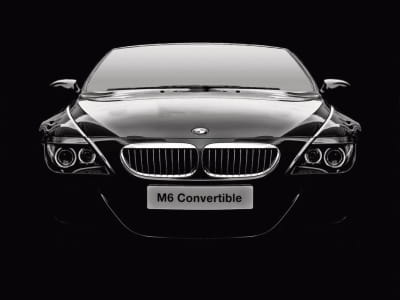 Fototapete Schwarzer BMW