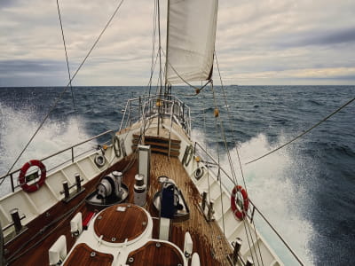 Fototapete Schiffsdeck