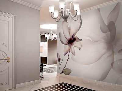 Fototapete Magnoliengrafiken
