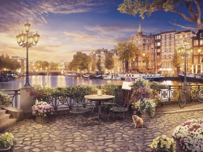 Fototapete Terrasse in Amsterdam