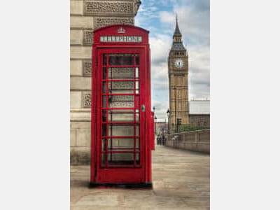 Fototapete Red Box in London