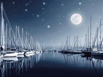 Fototapete Yachten pünktlich