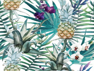 Fototapete Eine Ananas