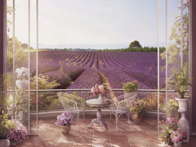 Fototapete Terrasse Provence