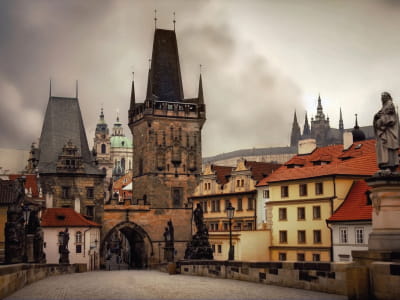 Fototapete Prag im Herbst