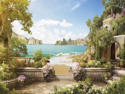 Fototapete Garten Eden am Meer