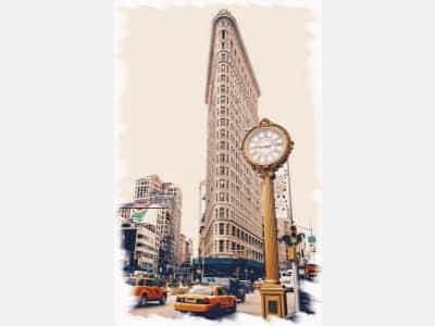 Fototapete Straßen von New York