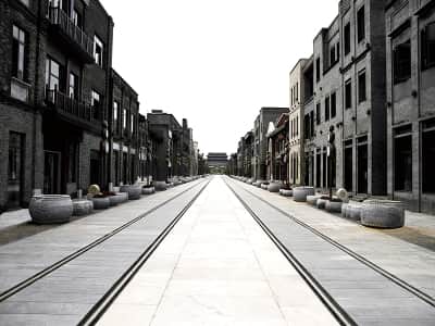 Fototapete Straße in China