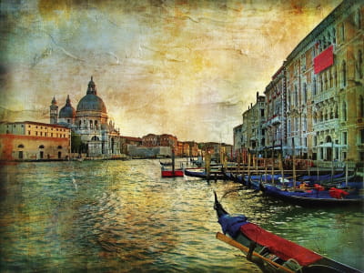 Fototapete Canal Grande in der Stadt Venedig