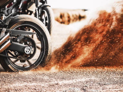 Fototapete  Motorradrad