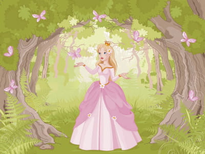 Fototapete Junge Prinzessin