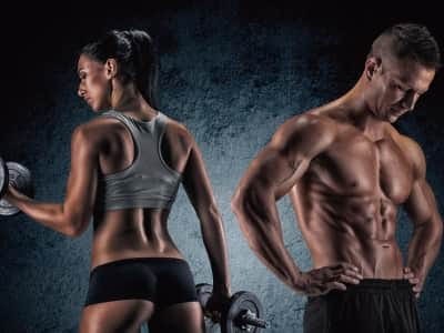 Fototapete Fitnessstudio