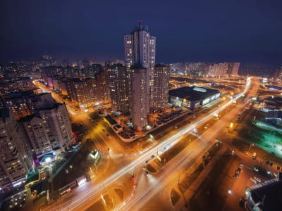 Fototapete Nacht Kiew