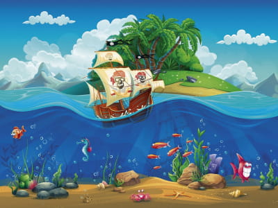 Fototapete Piratenschiff
