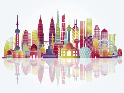 Fototapete Wundervolle Metropole