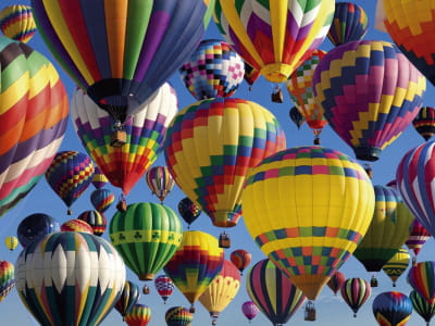 Fototapete Helle Luftballons