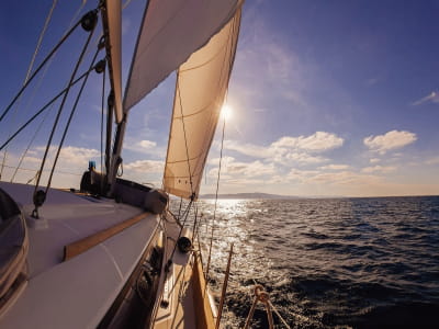 Fototapete Yachtdeck