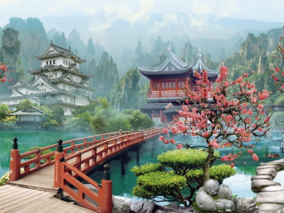 Fototapete Japanischer Garten