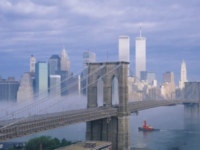 Fototapete Nebel über New York