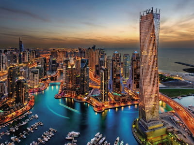 Fototapete Nacht Dubai